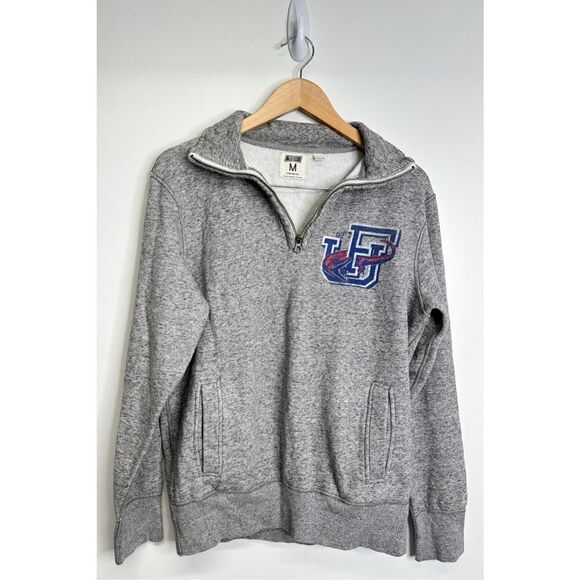Tailgate Florida University Quarter Zip Sweater Mens Medium Gray Pullover - Picture 1 of 11